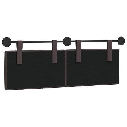 Hangend Hoofdeinde Donkerbruin 150 x 55 x 7 cm Stof