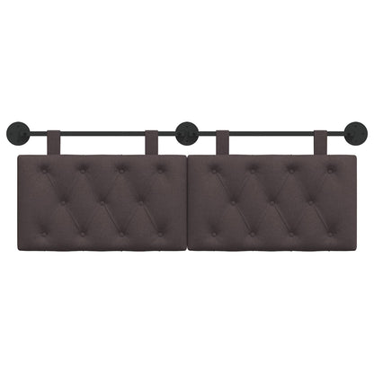 Hangend Hoofdeinde Donkerbruin 150 x 55 x 7 cm Stof