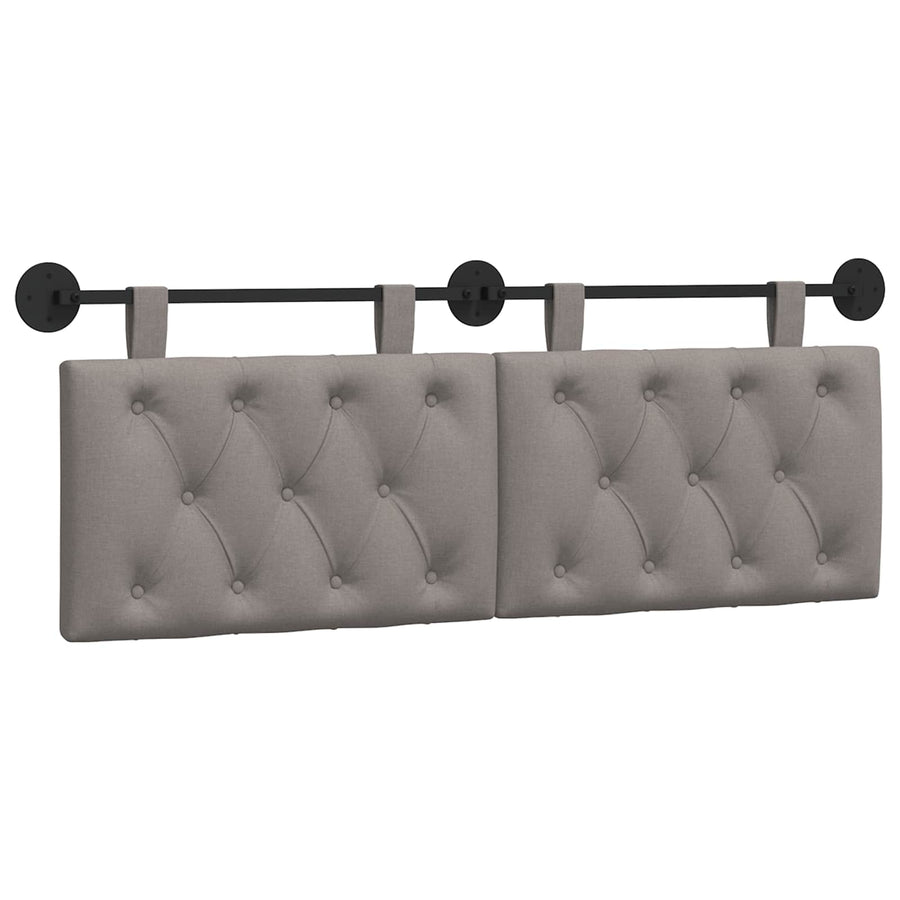 Hangend Hoofdeinde Wandgemonteerd Taupe 150 x 55 x 7 cm Stof