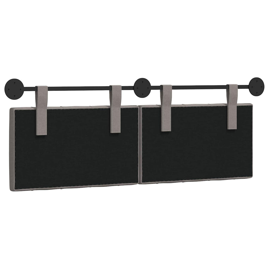 Hangend Hoofdeinde Wandgemonteerd Taupe 150 x 55 x 7 cm Stof
