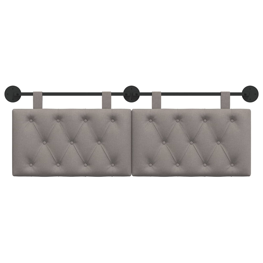 Hangend Hoofdeinde Wandgemonteerd Taupe 150 x 55 x 7 cm Stof
