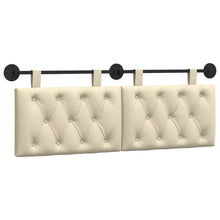 Hangend Hoofdeinde Wandgemonteerd Crème 150 x 55 x 7 cm Stof