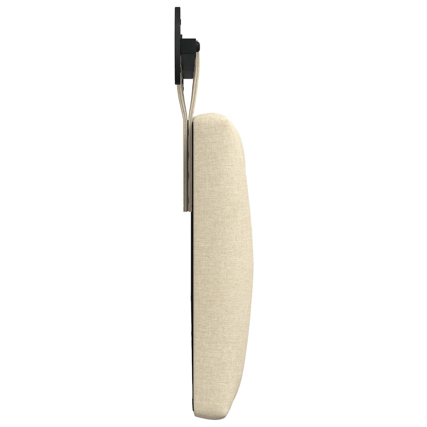 Hangend Hoofdeinde Wandgemonteerd Crème 150 x 55 x 7 cm Stof