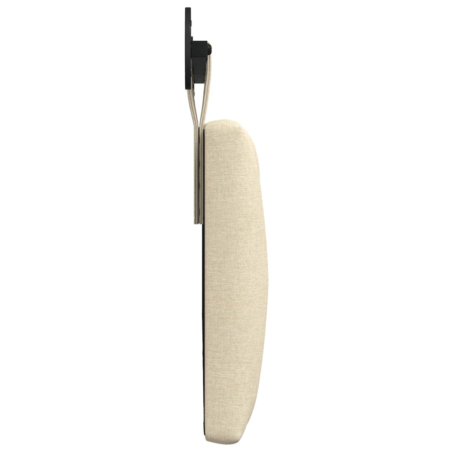 Hangend Hoofdeinde Wandgemonteerd Crème 150 x 55 x 7 cm Stof