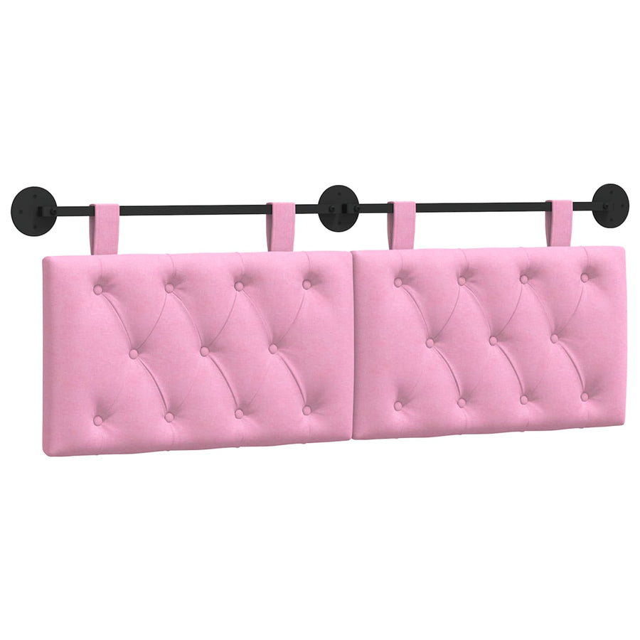 Hangend Hoofdeinde Wandgemonteerd Roze 150 x 55 x 7 cm Stof