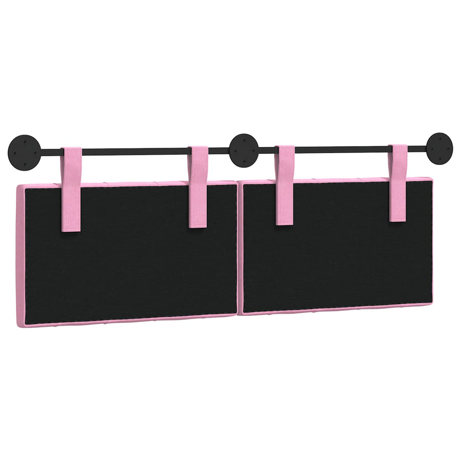 Hangend Hoofdeinde Wandgemonteerd Roze 150 x 55 x 7 cm Stof
