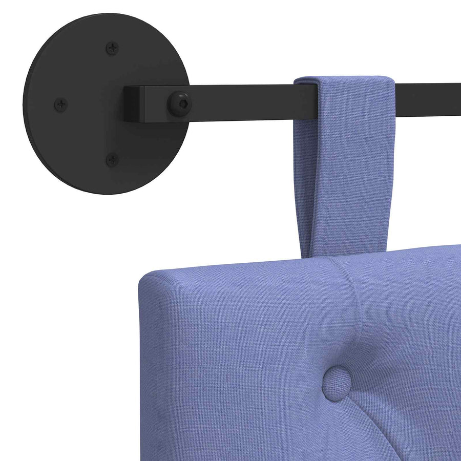 Hangend Hoofdeinde Jeans Blauw 150 x 55 x 7 cm Stof