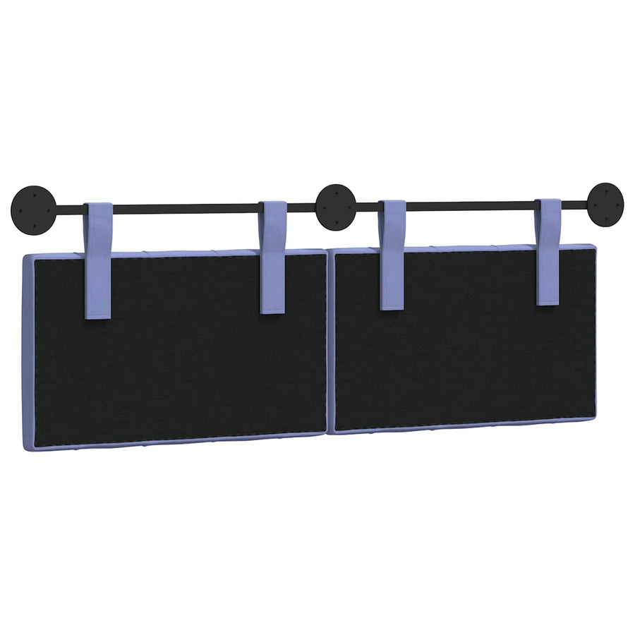 Hangend Hoofdeinde Jeans Blauw 150 x 55 x 7 cm Stof