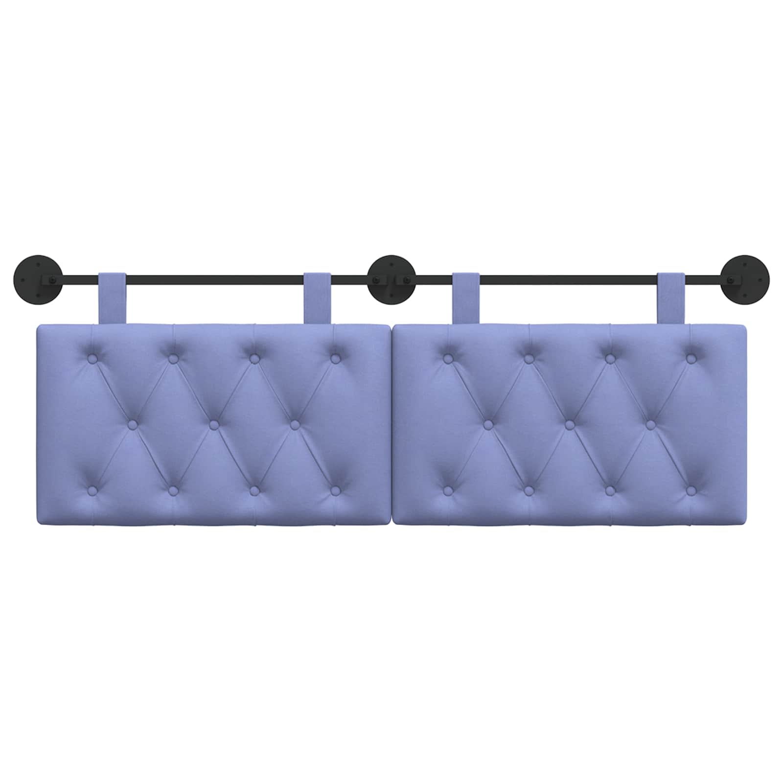 Hangend Hoofdeinde Jeans Blauw 150 x 55 x 7 cm Stof