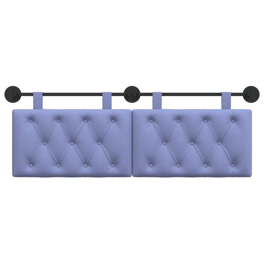 Hangend Hoofdeinde Jeans Blauw 150 x 55 x 7 cm Stof