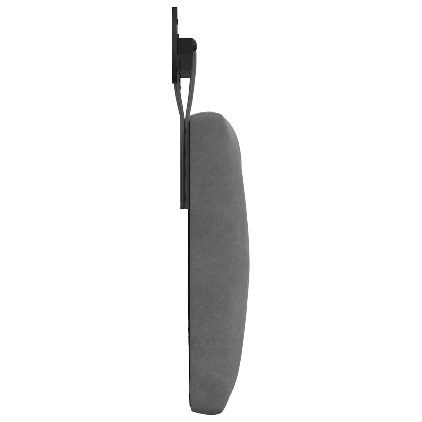 Hangend Hoofdeinde Donkergrijs 150 x 55 x 7 cm Fluweel