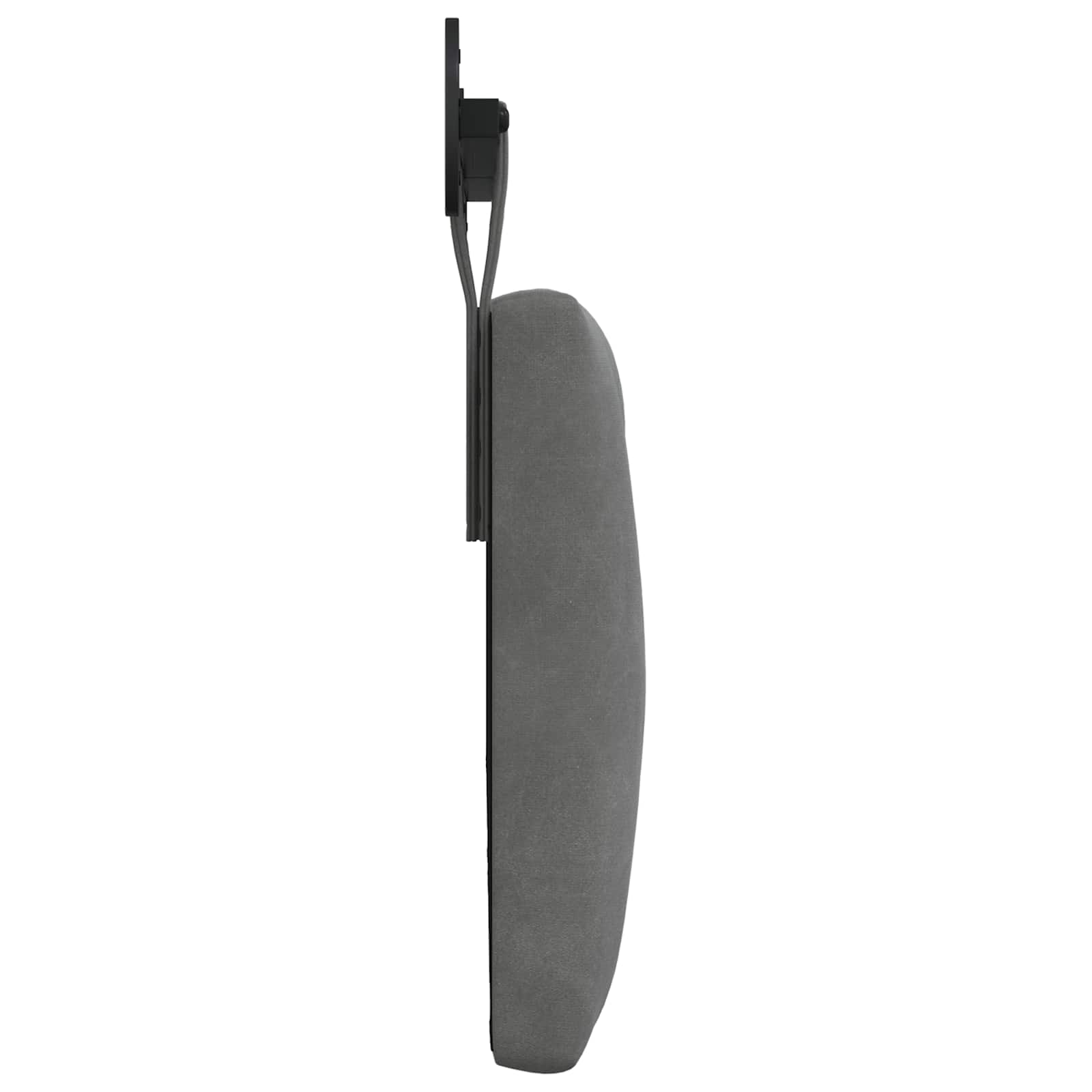 Hangend Hoofdeinde Donkergrijs 150 x 55 x 7 cm Fluweel