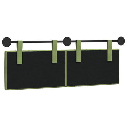 Hangend Hoofdeinde Lichtgroen 150 x 55 x 7 cm Fluweel