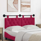 Wall-Mounted Headboard Wine Red 150 x 55 x 7 cm Velvet