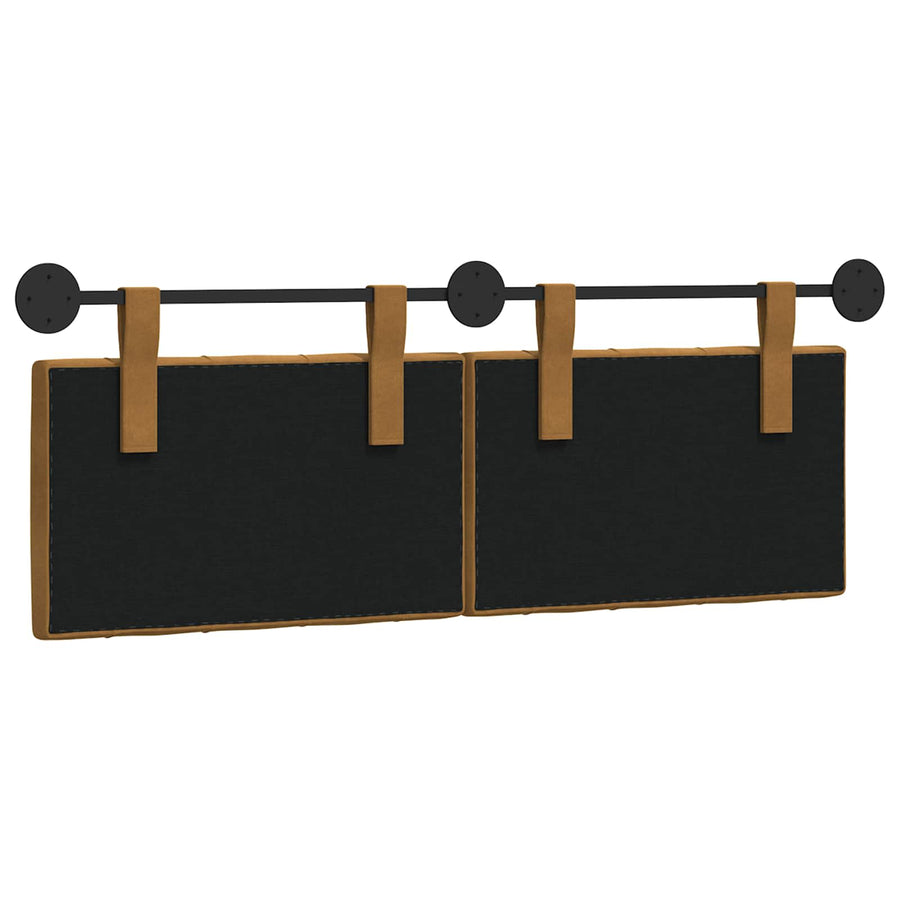Hangend Hoofdeinde Wandgemonteerd Bruin 150 x 55 x 7 cm Fluweel