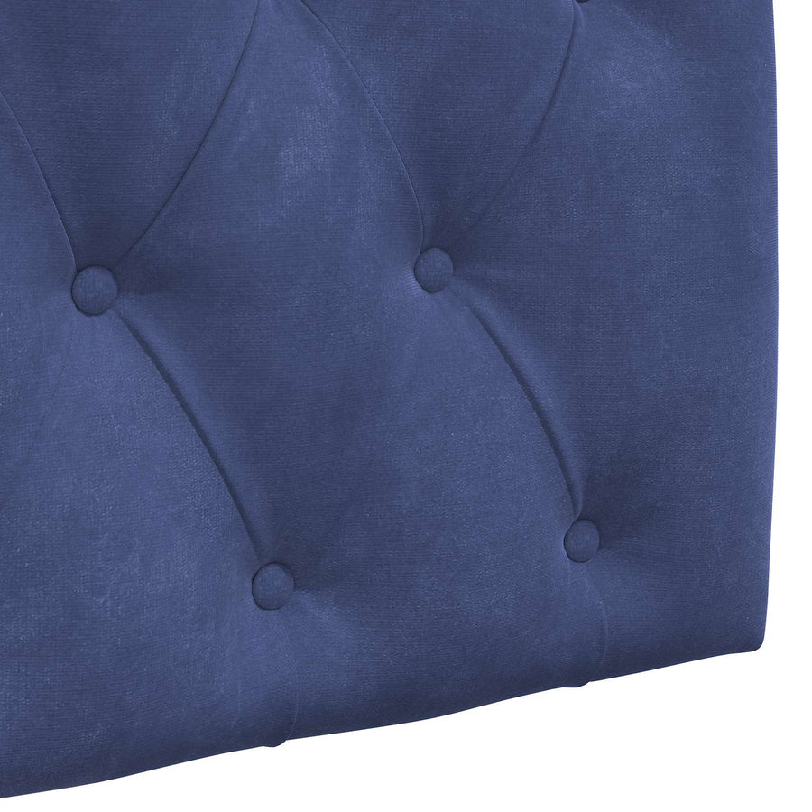 Hangend Hoofdeinde Politieblauw 150 x 55 x 7 cm Fluweel