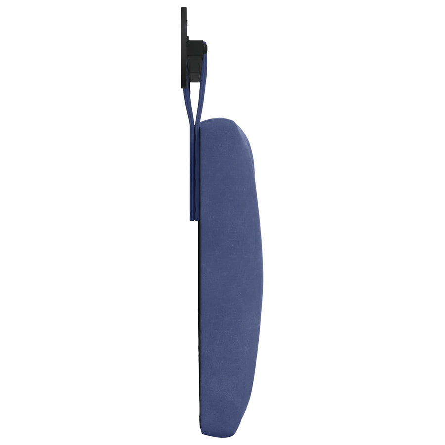 Hangend Hoofdeinde Politieblauw 150 x 55 x 7 cm Fluweel