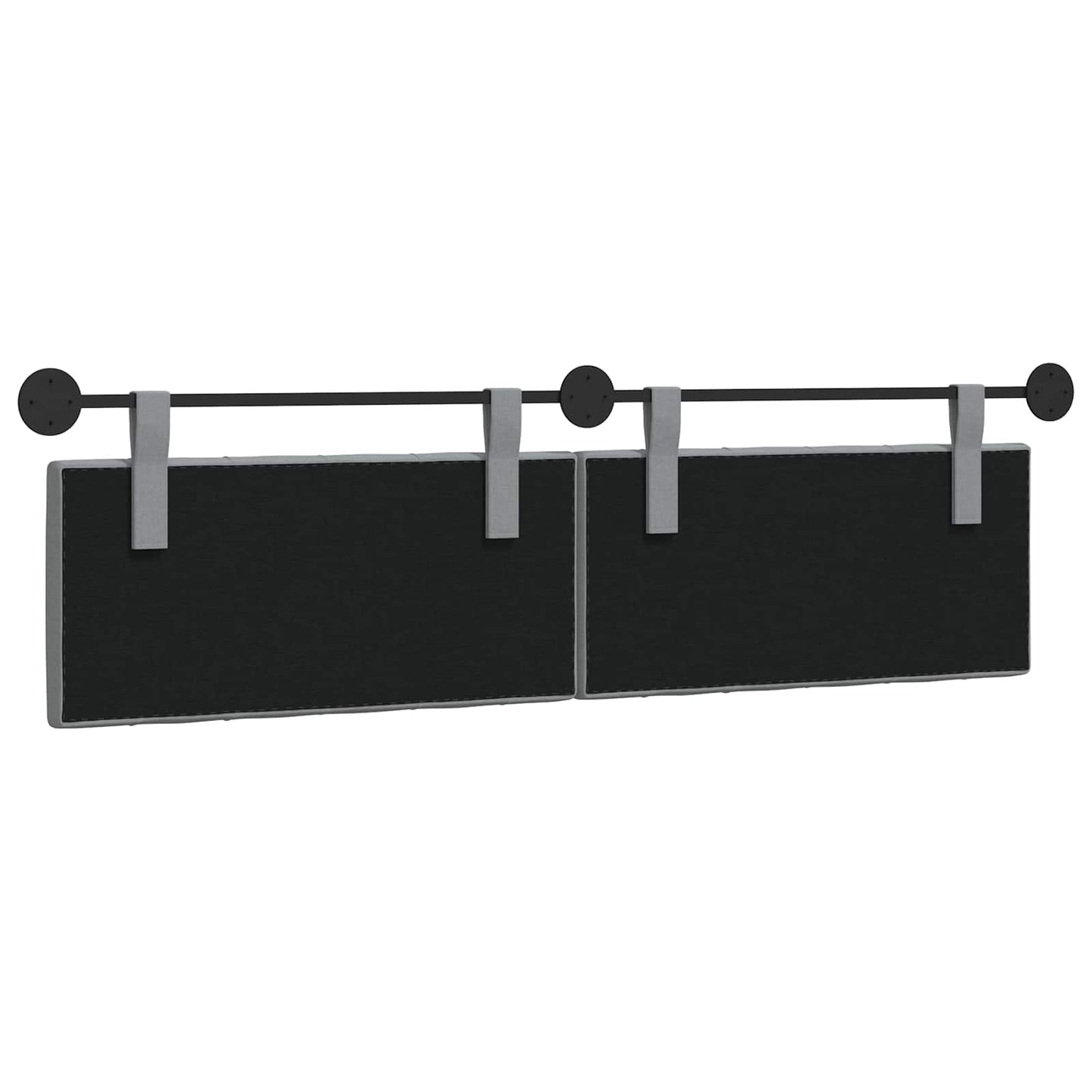 Hangend Hoofdeinde Lichtgrijs 170 x 55 x 7 cm Stof
