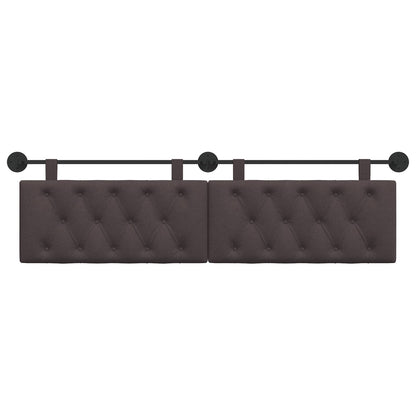 Hangend Hoofdeinde Donkerbruin 170 x 55 x 7 cm Stof