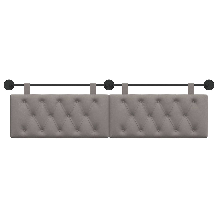 Hangend Hoofdeinde Wandgemonteerd Taupe 170 x 55 x 7 cm Stof