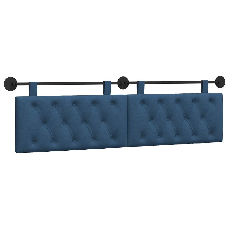 Hangend Hoofdeinde Wandgemonteerd Blauw 170 x 55 x 7 cm Stof