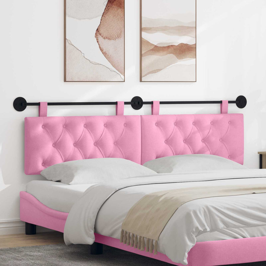 Hangend Hoofdeinde Wandgemonteerd Roze 170 x 55 x 7 cm Stof