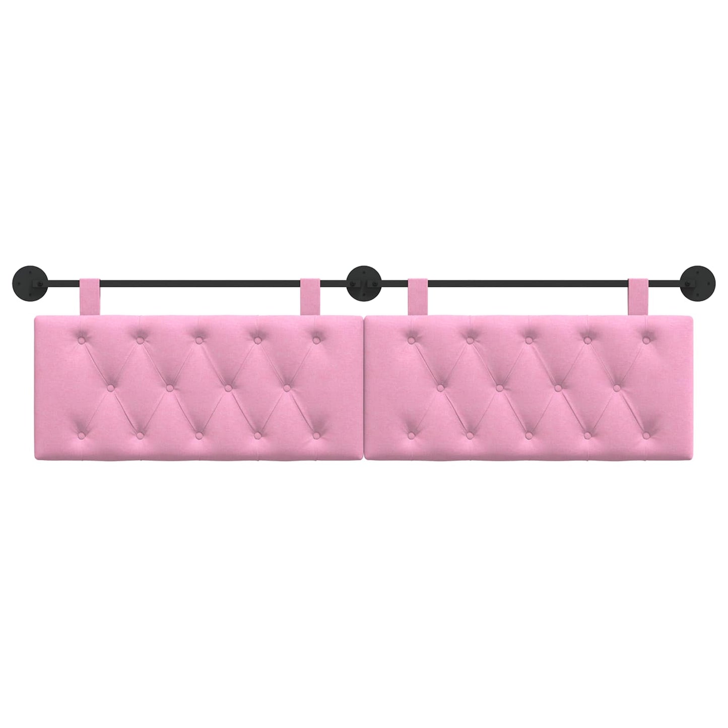 Hangend Hoofdeinde Wandgemonteerd Roze 170 x 55 x 7 cm Stof