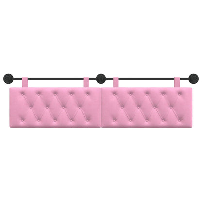 Hangend Hoofdeinde Wandgemonteerd Roze 170 x 55 x 7 cm Stof