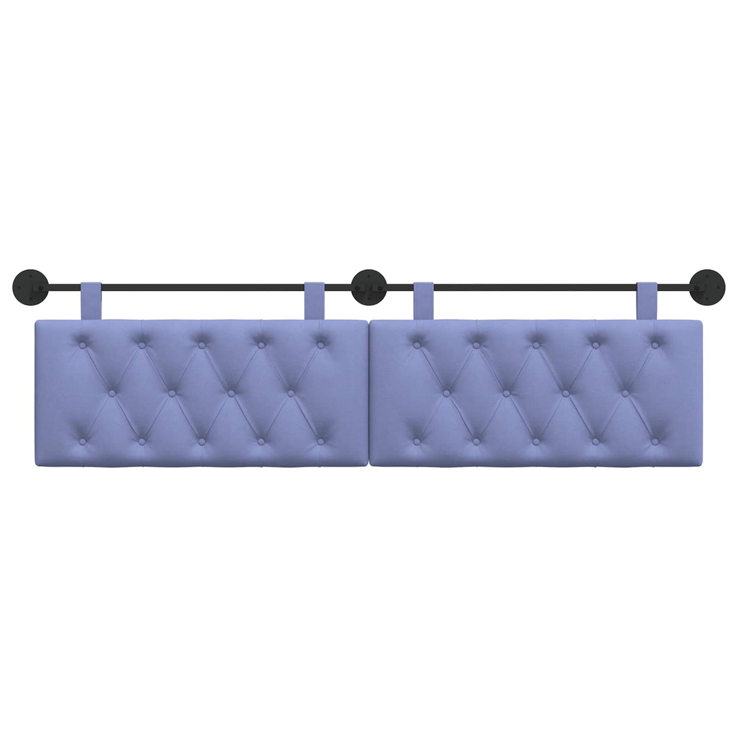 Hangend Hoofdeinde Jeans Blauw 170 x 55 x 7 cm Stof