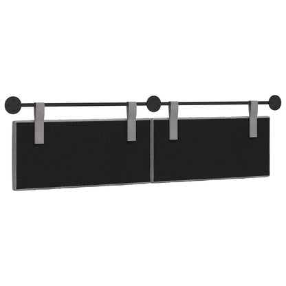 Hangend Hoofdeinde Lichtgrijs 170 x 55 x 7 cm Fluweel