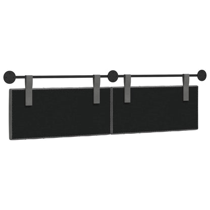 Hangend Hoofdeinde Donkergrijs 170 x 55 x 7 cm Fluweel