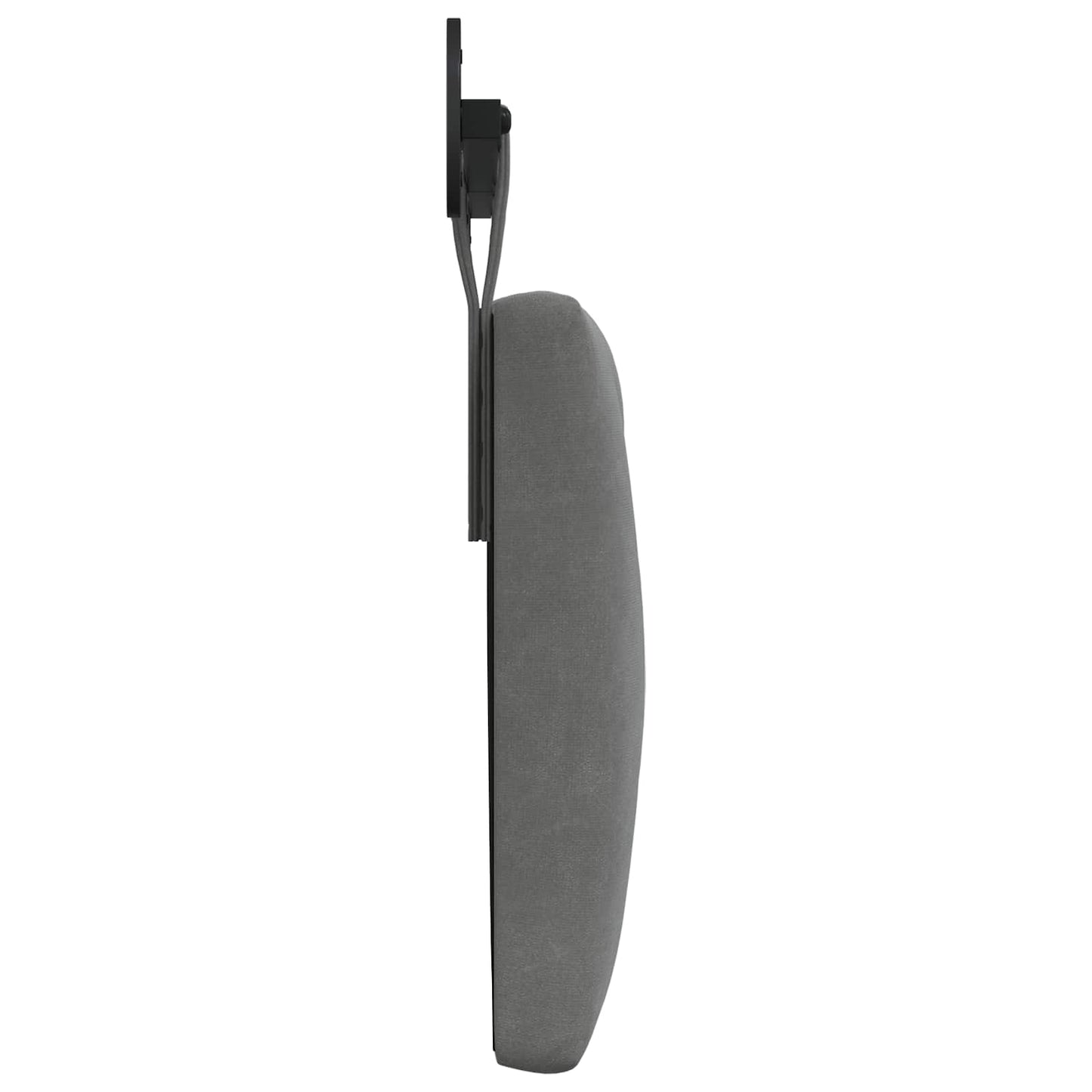Hangend Hoofdeinde Donkergrijs 170 x 55 x 7 cm Fluweel