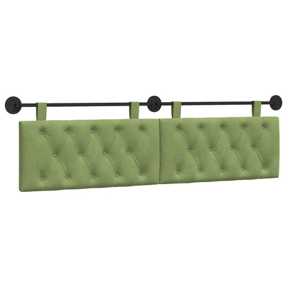 Hangend Hoofdeinde Lichtgroen 170 x 55 x 7 cm Fluweel