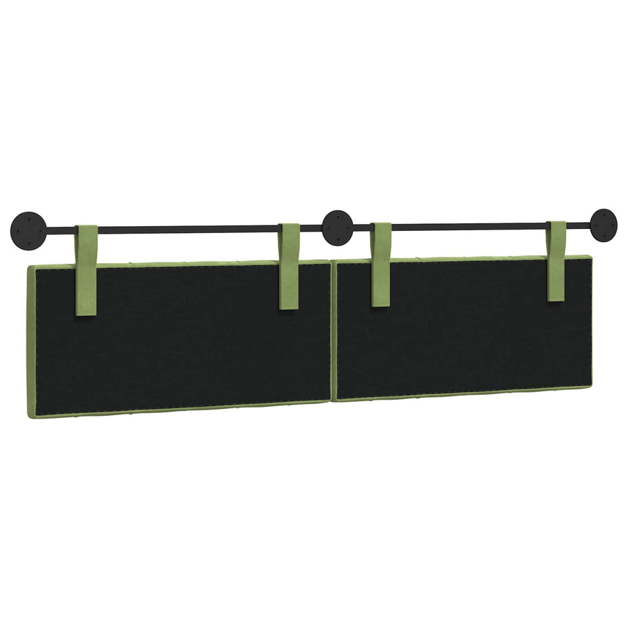 Hangend Hoofdeinde Lichtgroen 170 x 55 x 7 cm Fluweel
