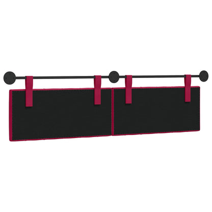 Hangend Hoofdeinde Wijnrood 170 x 55 x 7 cm Fluweel