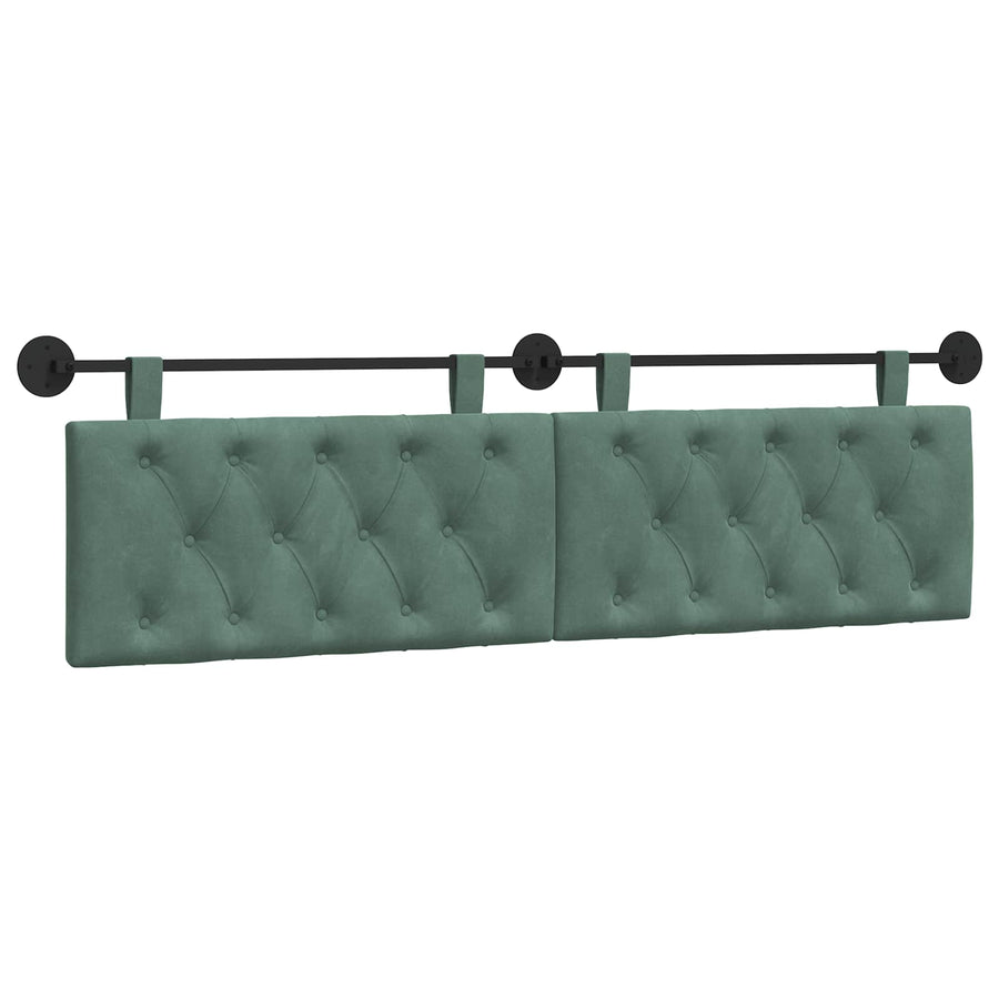 Hangend Hoofdeinde Zeegroen 170 x 55 x 7 cm Fluweel