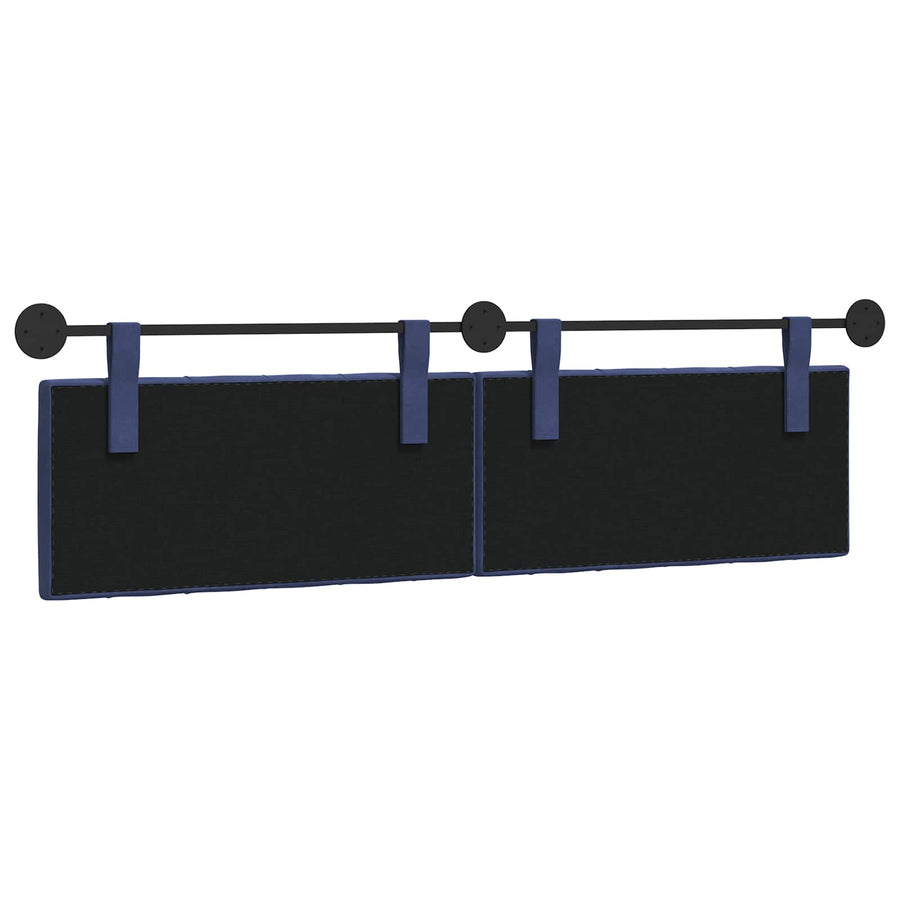 Hangend Hoofdeinde Politieblauw 170 x 55 x 7 cm Fluweel