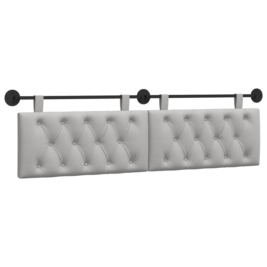 Hangend Hoofdeinde Wolkengrijs 190 x 55 x 7 cm Stof