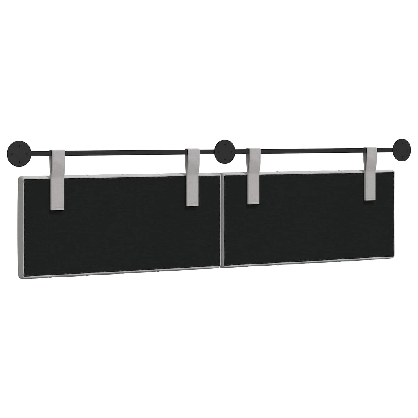 Hangend Hoofdeinde Wolkengrijs 190 x 55 x 7 cm Stof