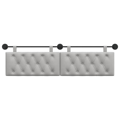 Hangend Hoofdeinde Wolkengrijs 190 x 55 x 7 cm Stof