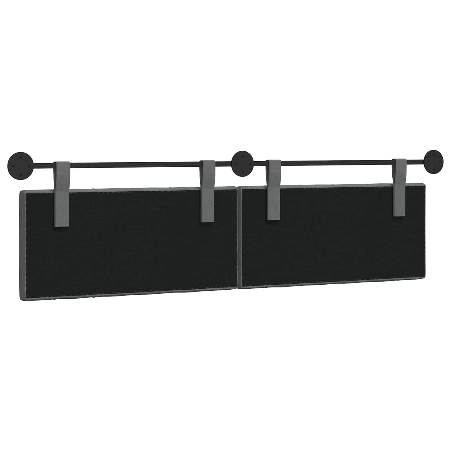 Hangend Hoofdeinde Donkergrijs 190 x 55 x 7 cm Stof