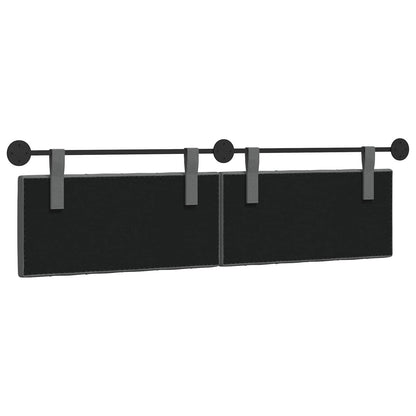 Hangend Hoofdeinde Donkergrijs 190 x 55 x 7 cm Stof