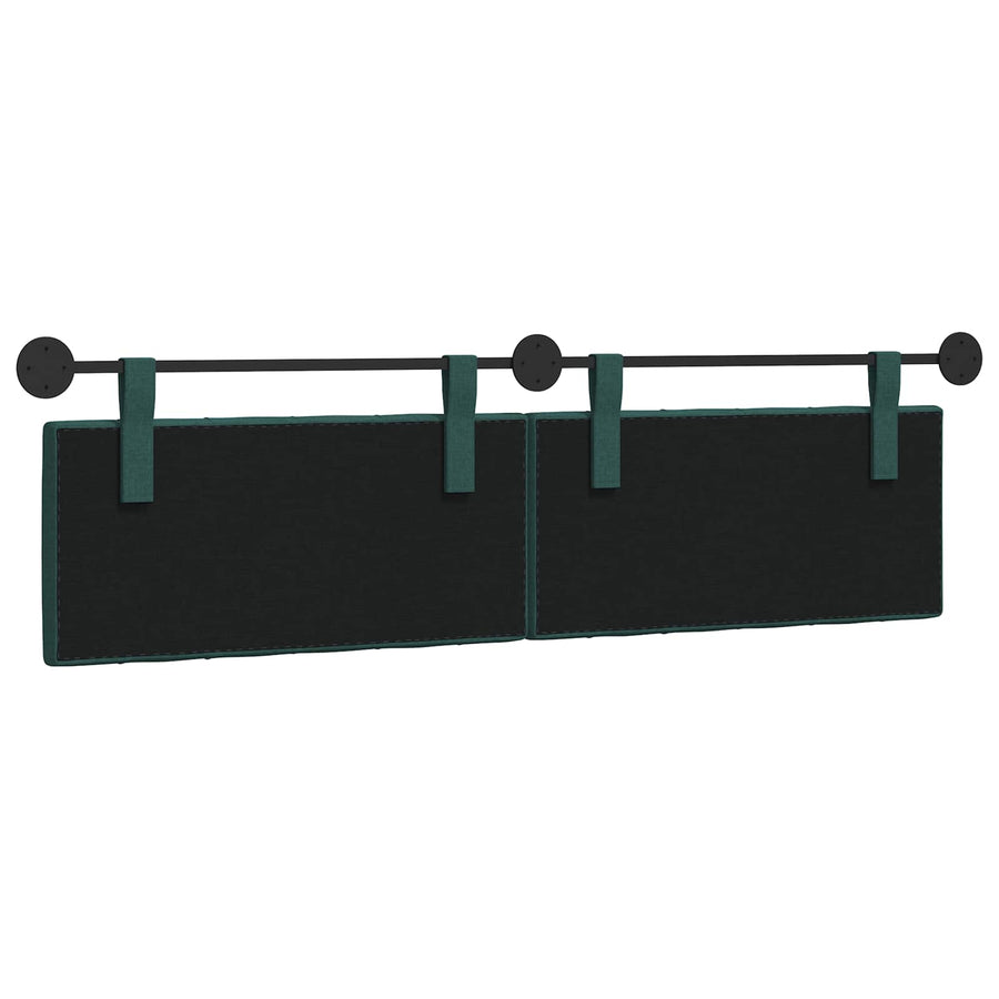 Hangend Hoofdeinde Donkergroen 190 x 55 x 7 cm Stof
