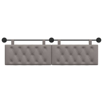 Hangend Hoofdeinde Wandgemonteerd Taupe 190 x 55 x 7 cm Stof