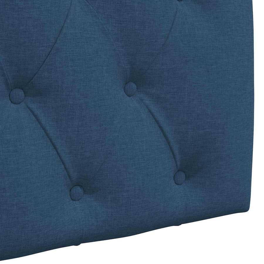 Hangend Hoofdeinde Wandgemonteerd Blauw 190 x 55 x 7 cm Stof