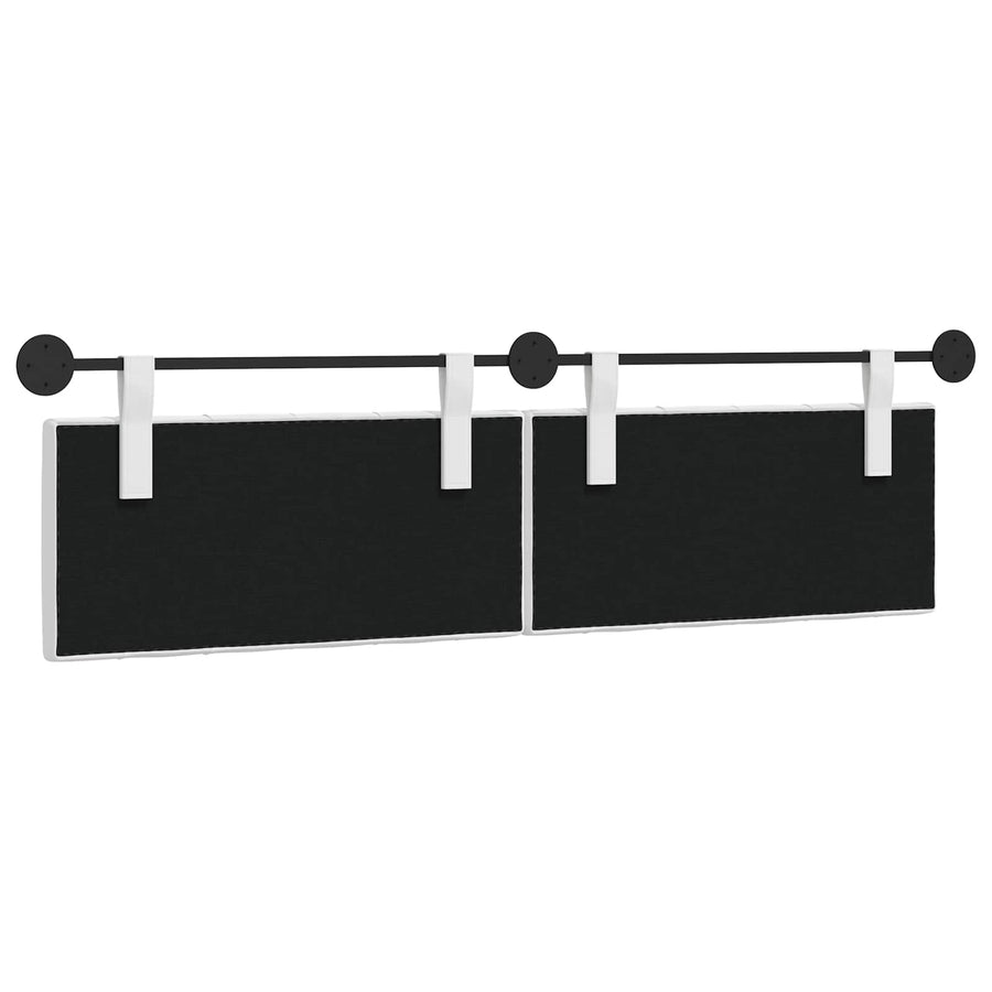 Hangend Hoofdeinde Wandgemonteerd Wit 190 x 55 x 7 cm Stof