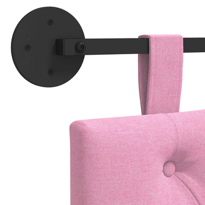 Hangend Hoofdeinde Wandgemonteerd Roze 190 x 55 x 7 cm Stof