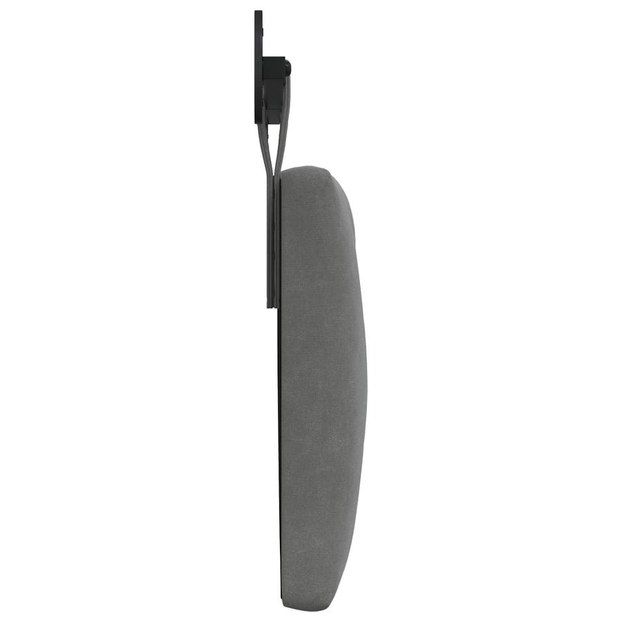 Hangend Hoofdeinde Donkergrijs 190 x 55 x 7 cm Fluweel