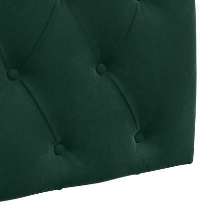 Hangend Hoofdeinde Donkergroen 190 x 55 x 7 cm Fluweel