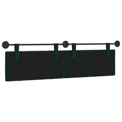 Hangend Hoofdeinde Donkergroen 190 x 55 x 7 cm Fluweel
